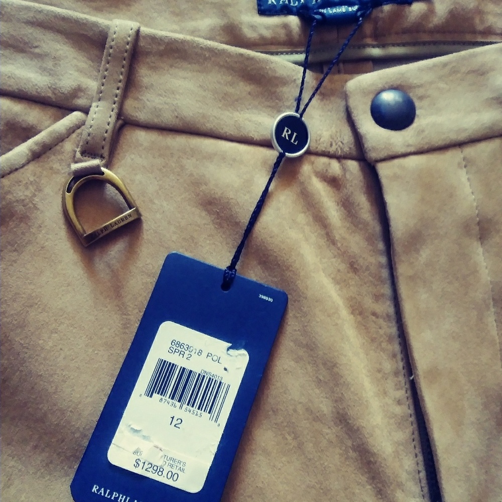 Ralph Lauren Suede Jodfurs